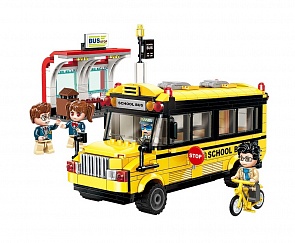 Конструктор - Автобус, с фигурками, 440 деталей (Enlighten Brick, BRICK1136 (12))